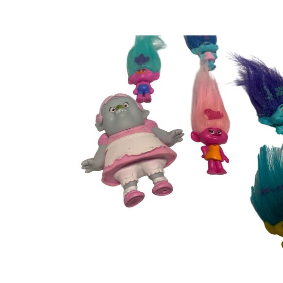 10 piece Lot Troll Figures Stickers 32 in c1012 70391 1 1/2 in x 6 1 in x3 Varie - Picture 3 of 6